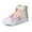 Glitter Rainbow, variant on Kushyshoo Pink Star Toddler High Top Girls Sneakers Kids Walking Shoes 2M
