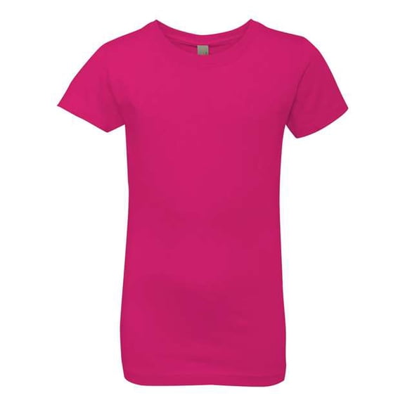 Camiseta Ropa de siguiente nivel Next Level Girls' Princess Frambuesa XL 3710