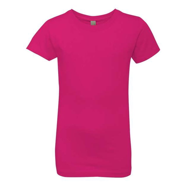 Camiseta Ropa de siguiente nivel Next Level Girls' Princess Frambuesa XL 3710