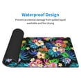 thumbnail image 5 of Disketp Gaming Mouse Pad Colorful Flowers Pattern Large Mouse Mat Long Extended Desk Pad Non-Slip Rubber Mice Pads Stitched Edges Thin Pad (11.8x31.5 Inch), 5 of 9