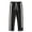Black, variant on Mens Side Stripe Track Pants Ankle Zippers Drawstring Elastic Waist Jogging Bottoms Casual Athletic Streetwear Jogger Trousers
