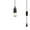 Black, variant on Kiven Anti Glare Pendant Light Plug in, Industrial Hanging Light Fixture with 15FT Twisted Cord, E26 Socket Pendant Light for Bedroom Hallway Kitchen,Pear Black(1 Pack)