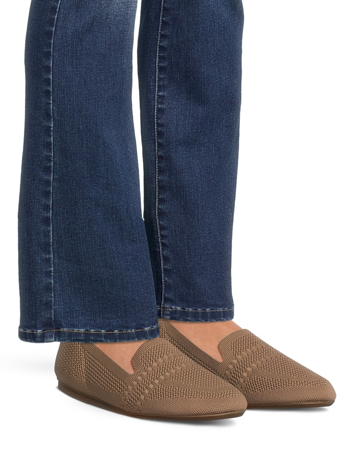Time and Tru Women's Knit Loafers