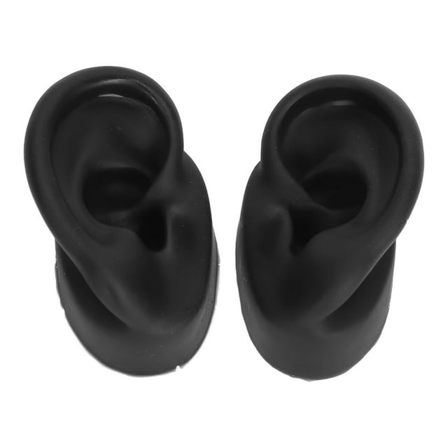 prosthetic Piercings, Silicone Ear Model prosthetic Ear Piercing prosthetic Ear Piercings Reusable Left Right Ear Piercing Practice Model for Jewelry Display Acupuncture Mannequin Learning