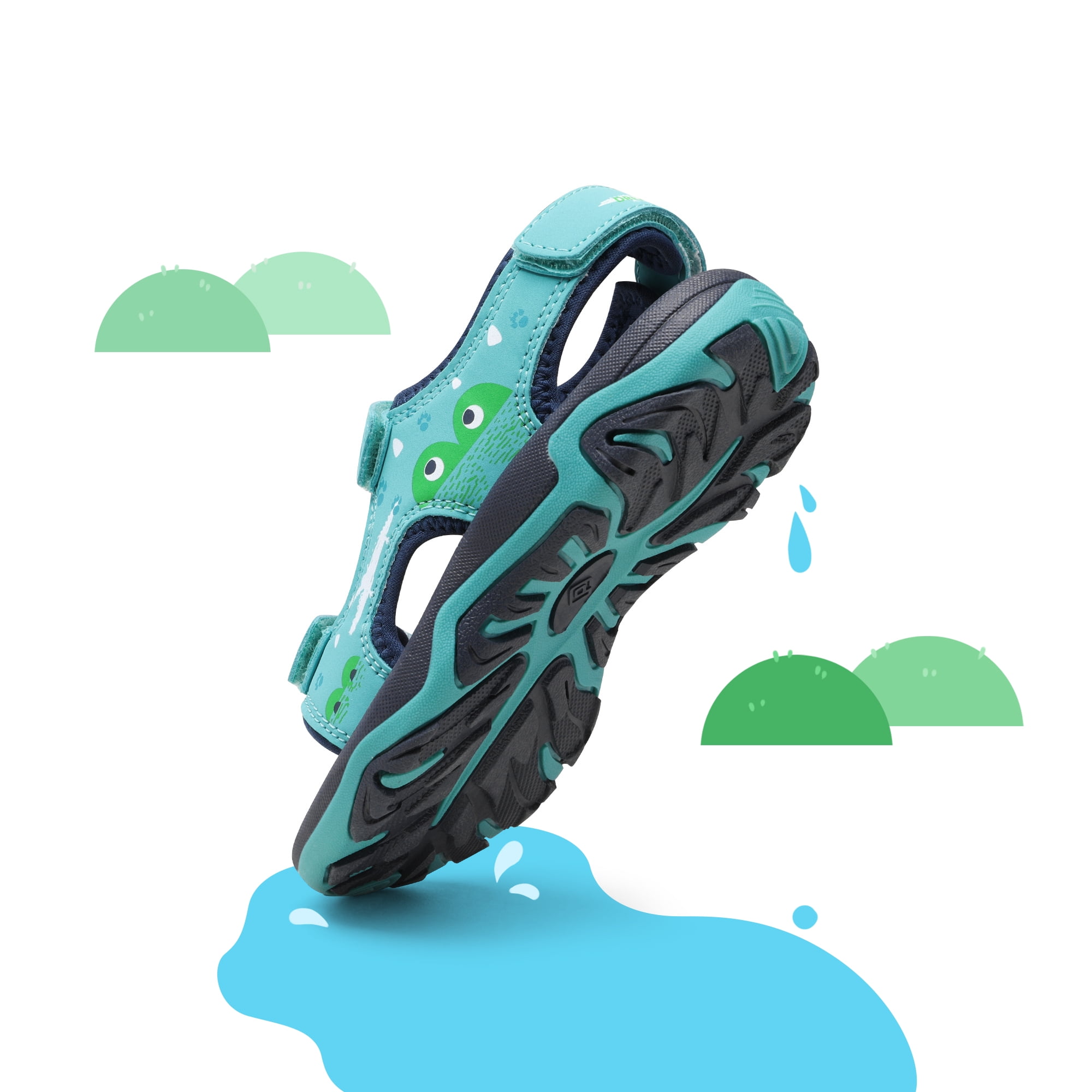 Dream Pairs Boys Girls Cute Open-Toe Sandals Summer Outdoor