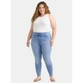 thumbnail image 2 of Terra & Sky Women's Plus Size High Rise Skinny Jeggings, Sizes 0X-4X, 2 of 5