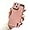 Pink, variant on Solid Phone Case with Wristband Stand, Camera Lens Protection, Shockproof Silicone Soft Case for iPhone 12, Brown