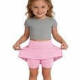 thumbnail image 2 of JAJAHO Girls Tennis Skirts With Inner Shorts High Waisted Athletic Skort For Golf Running Workout 4-12Y Trendy Skirt, 2 of 6