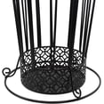 thumbnail image 2 of Ebros Black Rod Iron Cathedral Windows Walking Cane Or Umbrella Stand Holder, 2 of 6