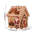 thumbnail image 4 of Christmas Wooden House Pearl Art DIY Craft Kit,Beginner Friendly 3D Cabin Ornament,Santa Reindeer Snowflake Rhinestone Bead Painting Set,Indoor Tabletop Xmas Tree Hanging Holiday Decor Gift for Adult, 4 of 10