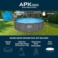 thumbnail image 4 of Bestway APX 365 16'x48" Metal Frame Above Ground Pool w/ Sand Pump & Accessories, 4 of 9