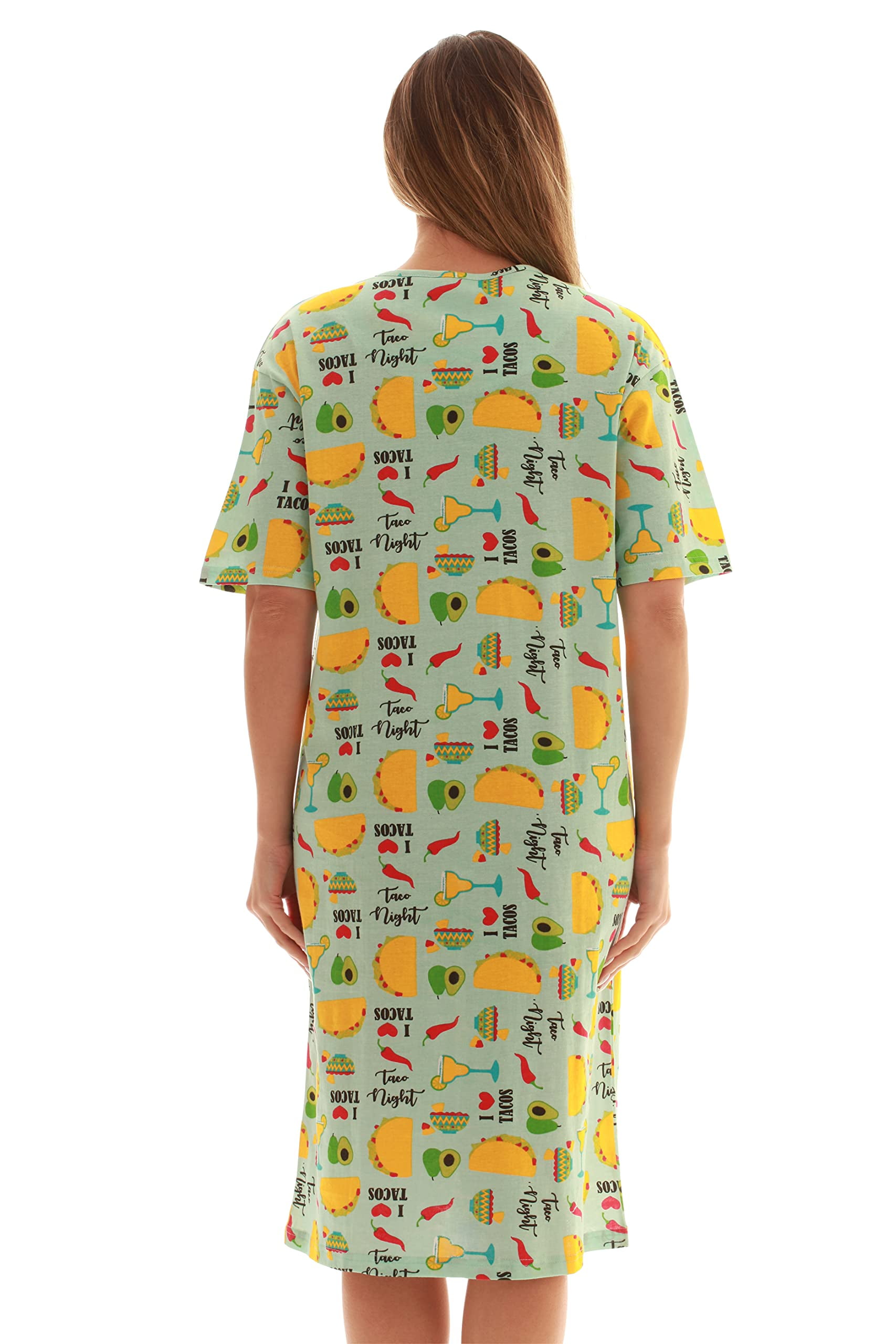 Taco print cheap dress