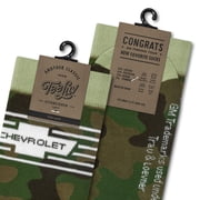 Tee Luv Chevrolet Bowtie Car Logo Camo Crew Socks (Men's)