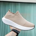 thumbnail image 5 of Men's Slip On Sock Walking Shoes Knit Upper Thick Cushioned Sole Casual Sneakers for Daily Commute, 5 of 8
