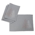 thumbnail image 3 of Festive Trees Christmas Placemats 14"x20", White, Set of 4 White 14"x20" Rectangle, 3 of 5