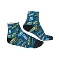 thumbnail image 3 of Bingfone Machinery Road Construction Design Patterned Men'S Women'S Casual Cotton Socks, 3 of 9