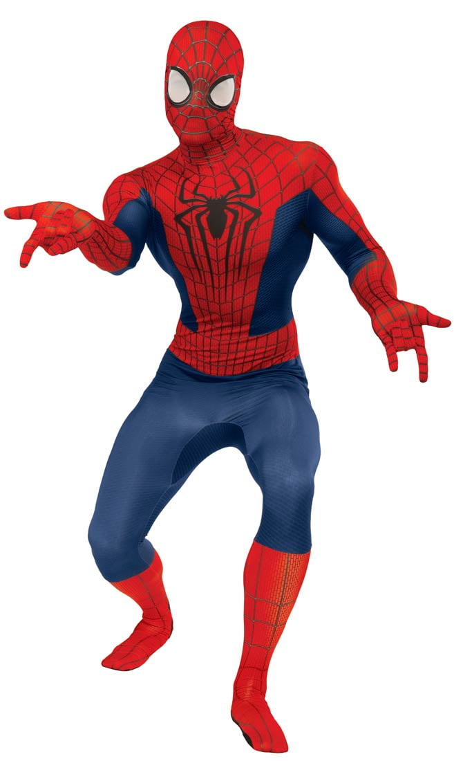 The Amazing Spiderman 2 2nd Skin Spiderman Costume Adult - Walmart.com ...