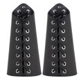 thumbnail image 4 of Brazaletes Punk Bling Bling 2 Juegos de PU Negro para Exteriores, 4 of 12