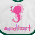 thumbnail image 4 of Inktastic Sweetheart- seahorse Boys or Girls Baby Bib, 4 of 4
