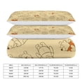 thumbnail image 2 of Winnie The Pooh 3 Piece Bedding Set Cartoon Comforter Set Cute Duvet Cover Sets Super Soft Aldult Bedding Set Kids Bedroom Gifts,1 Duvet Cover with 2 Pillowcases 79"x90", 2 of 8