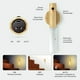 thumbnail image 4 of Set de 3 Lámparas LED con Sensor de Movimiento Lo Necesito Modelo LSM3 | Recargables USB-C | Luz Cálida 2700-3000K | Base Magnética y Adhesiva | Color Madera roble, 4 of 5