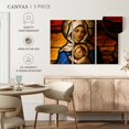 thumbnail image 4 of Elephant Stock Love Of Virgin Mary Wall Art - Horizontal Multi Panel Canvas - Living Room Wall Decor - Religion And Spirituality Multi Panel - Orange And Blue Decor - 23" x 14", 4 of 4
