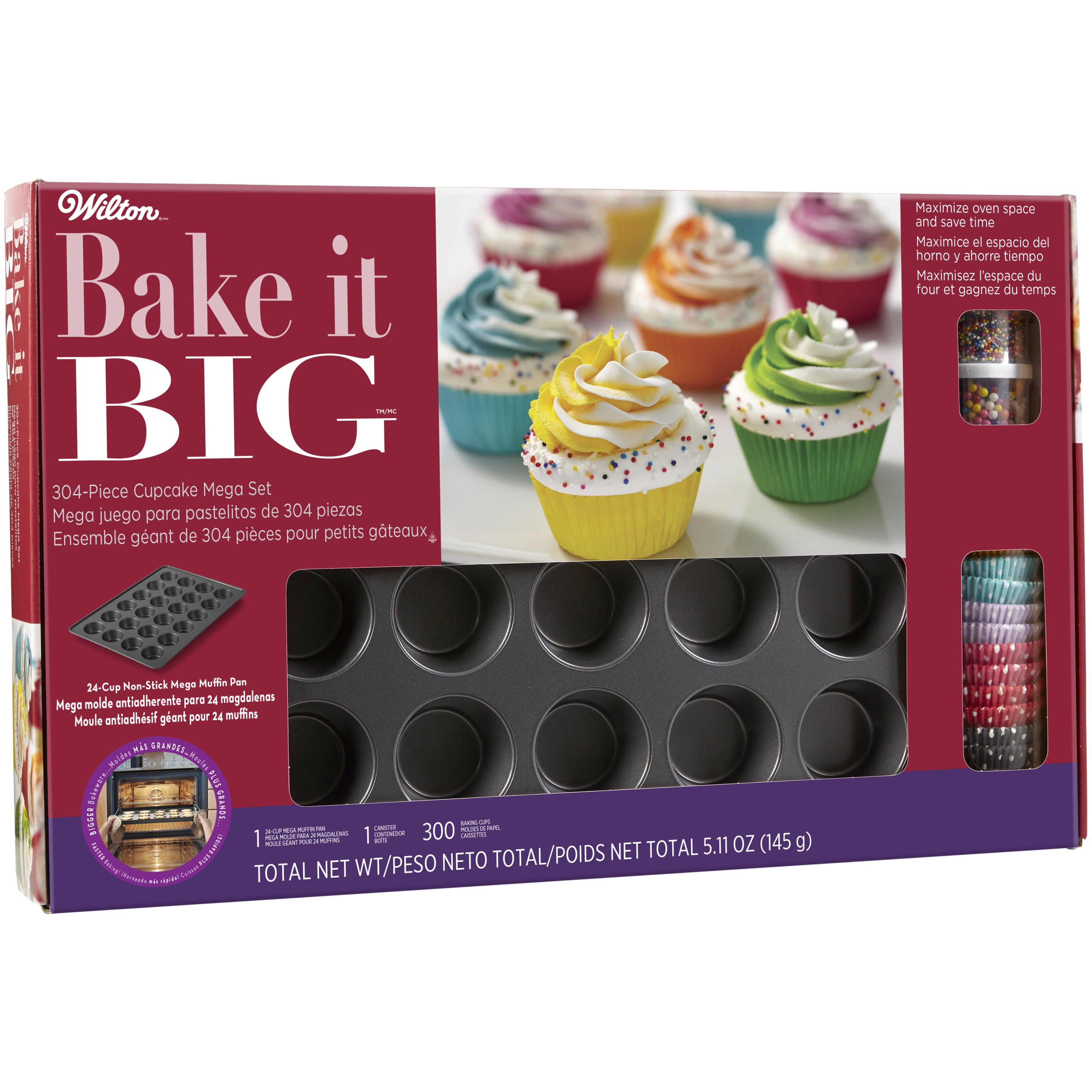 Wilton Mega Cupcake Value Set, 304 piece, Muffin Cups, Bakeware, Baking