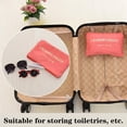 thumbnail image 4 of Waterproof Travel Packing Cubes Set With Laundry Pouch Multi-Size Design For Luggage Organization And Travel Essentials,Pink, 4 of 5