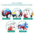 thumbnail image 4 of Lodestone Blocks Car Toys Designer Constructor Set Metal Balls Models Early Education Vehicle for Children Gift 23pcs, 4 of 9