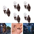 thumbnail image 3 of segolike Wall Light Ornament Mini Courtyard Architecture Model Scenes Supplies Bronze, 3 of 9