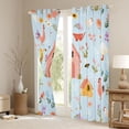 thumbnail image 3 of Homewish Cute Duck Chicken Blackout Curtains Set of 2 (52x84 Each),Rustic Farmhouse Cabin Window Curtains,Colorful Flower Curtains and Drapes For Girl Boy,Microfiber Bedroom Decor, 3 of 6