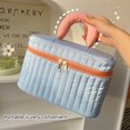 thumbnail image 3 of Cosmetic Bag Large Capacity Handle Rectangle/Triangle Women Cosmetic Storage Bag Bathroom Organizer Accessories, 3 of 6