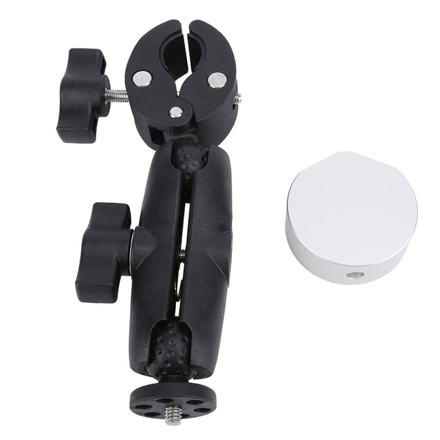 ZY-86C Mini Pince Portable en Alliage d'Aluminium Robuste pour Montage au Toit - Support Universel Réglable pour Échelles de VR, Porte-Galets et Tubes Ronds de Divers Diamètre, Résistant aux Intempéries, Conception à Installation Rapide