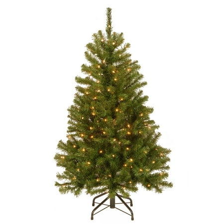 UPC 729083021466 product image for National Tree Company 4.5ft. Pre-Lit North Valley® Spruce Artificial Christmas T | upcitemdb.com