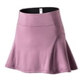 thumbnail image 3 of Falda de cintura alta para deportes y ocio, para mujer, de tela de red para yoga, fitness, anti-caminar, para correr, de secado rápido 92406, 3 of 6