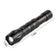 thumbnail image 3 of 2-in-1 Flashlight with Mosquito Zapper | Portable Aluminum Alloy LED Strong Light | Outdoor Camping, Hiking, Emergency, Adjustable Brightness | Black | 3 AAA Battery | 7.1in | 1pc, 3 of 9
