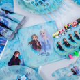 thumbnail image 3 of Disney Frozen Anna girl Baby shower favor Snow Elsa Princess decoración de fiesta, pancarta de papel, adorno para pastel, decoración de primer cumpleaños, 3 of 4