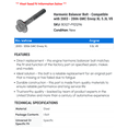 thumbnail image 2 of Harmonic Balancer Bolt - Compatible with 2003 - 2006 GMC Envoy XL 5.3L V8 2004 2005, 2 of 2