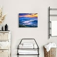 thumbnail image 3 of Sunrise Great Smoky Mountain Wall Art Nature Forest Scenery Posters Bedroom Decor USA National Park Landscape Picture Canvas Print Modern Artwork for Living Room Bathroom Office Home Decoration 12x16", 3 of 6