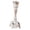 B002- Silver, variant on Silver Candlestick Holder, Taper Candle Holder, Metal Candle Holder, Candle Holder Decor, 6X3X1.5 Inch Retro Embossed Zinc Alloy Single Candle Stand for Party Table Decorations,