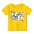 thumbnail image 3 of JAJAHO Kids Girls First Day Of Kindergarten Shirt Back to School Tees Tops Short Sleeve Crew Neck T Shirts, 3 of 5