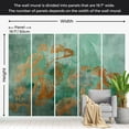 thumbnail image 3 of Botanical Wallpaper Wall Mural - Abstract Copper Ginkgo, 3 of 5