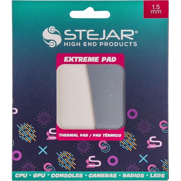 STEJAR THERMAL PAD 95X45X1.5MM 12.8 W/MK EXTREME ALTO RENDIMIENTO