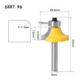 thumbnail image 1 of MYG 6mm Shank Corner Round Over Router Bit with Bearing Milling Cutter for Woodwork, 1 of 7