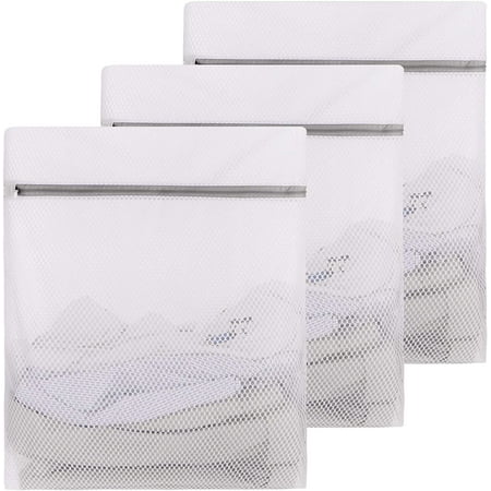 3 Pack Delicates Laundry Bags, Honeycomb Fine Mesh Laundry Bags for ...