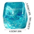 thumbnail image 3 of TOYOUME Glitter Ice Cube Squishy, Sky Blue, 3 of 7