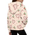 thumbnail image 3 of Grblisyd Christmas Zip Up Hoodies for Girls Kids Long Sleeve Comfy Jackets Hooded Sweatshirt for Fall Everyday Wear, 3 of 6