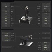 Jesscasday Flight Simulators Controls with Vibration Flight Stick Joysticks Controller