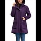 thumbnail image 1 of Chaquetas Softshell Impermeables para Mujer, Abrigos Cálidos con Forro y Capucha, Chaqueta Impermeable Larga. Oscuro L, 1 of 8