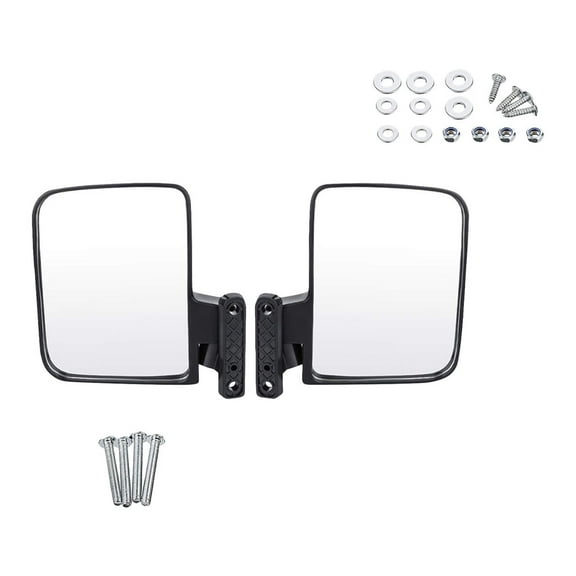 OUNONA 1 Set of Wear-resistant Golfs Cart Mirrors Replaceable Side Mirrors Clear Car Mirrors